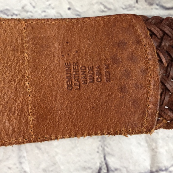 LINEA PELLE GENUINE LEATHER HANDMADE WIDE BELT MED - Picture 7 of 10